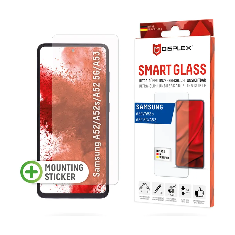Displex 01639 protector de pantalla o trasero para Protector de pantalla de cristal inteligente Samsung 1 pieza s