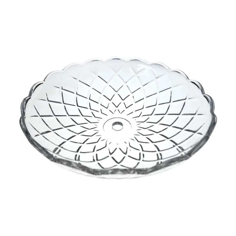 Asfour Arandela de cristal d.20cm taladro central