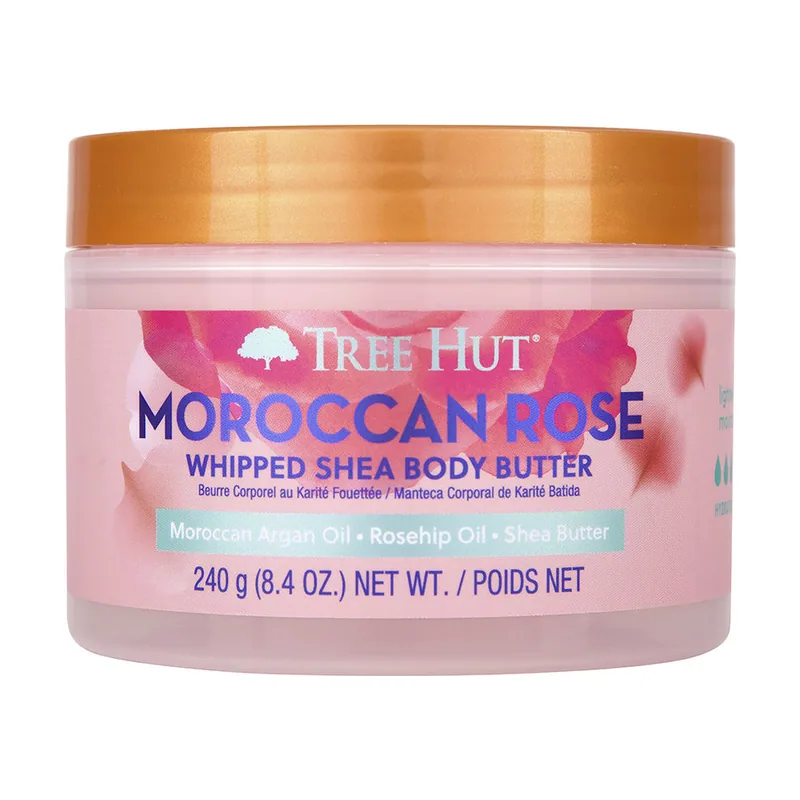 Tree Hut Manteca souflé corporal rosa de marruecos 240 gr
