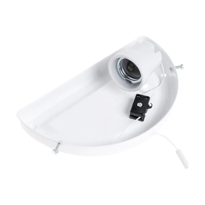 Interlusa Base para aplique herner 1xe27 l.18,6xan.7xal.10,5cm