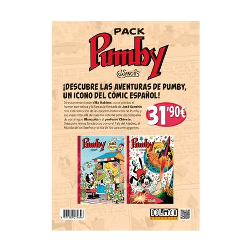 Tebeos dolmen editorial Pack pumby 2 y 3
