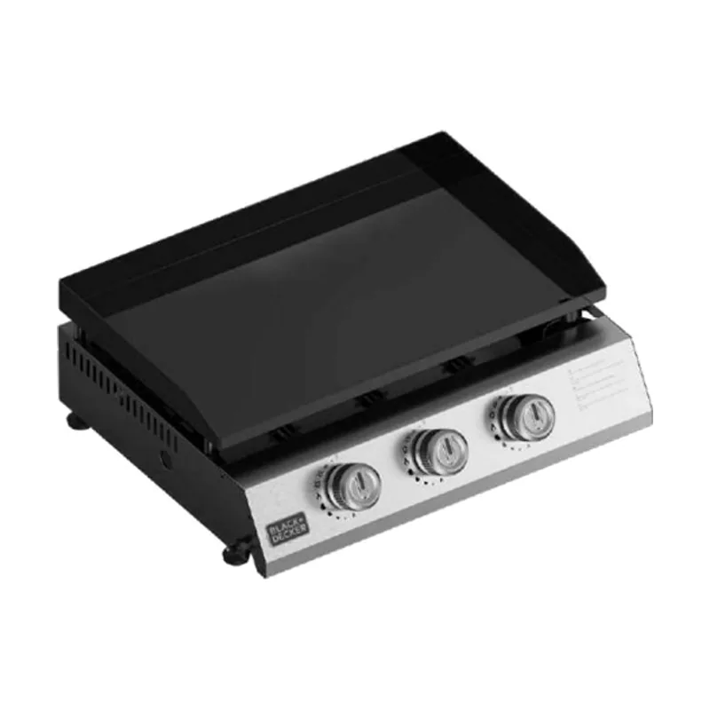 Black+Decker Parrilla de gas bxop7350e de 3 quemadores