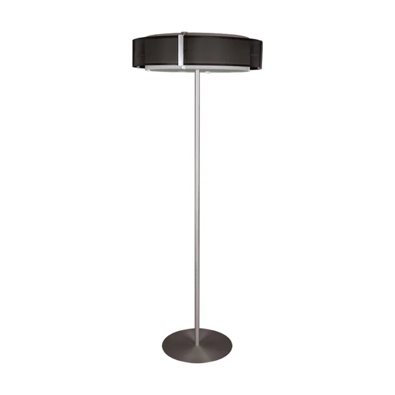Lumit pie ivone 4xe27 al.171xd.65cm negro/niquel