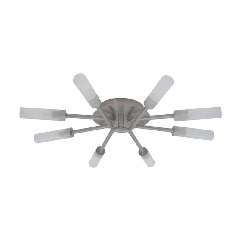 Lumit Plafón carlos 8xg9 al.8xd.50cm niquel