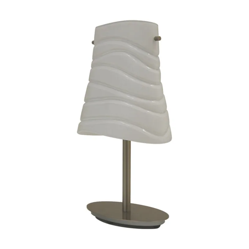 Lumit ilda 1xe14 l.24xan.14xal.39cm metal+cristal blanco/niquel