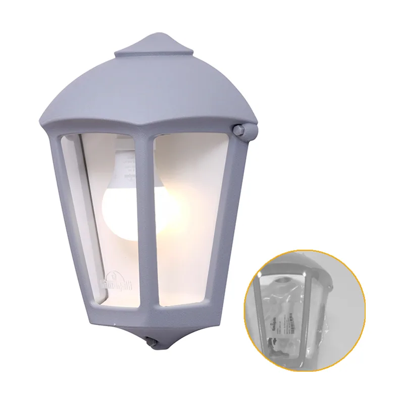 Fumagalli Aplique fabio 1xe27 ip55 l.21xan.11,5xal.29cm resina