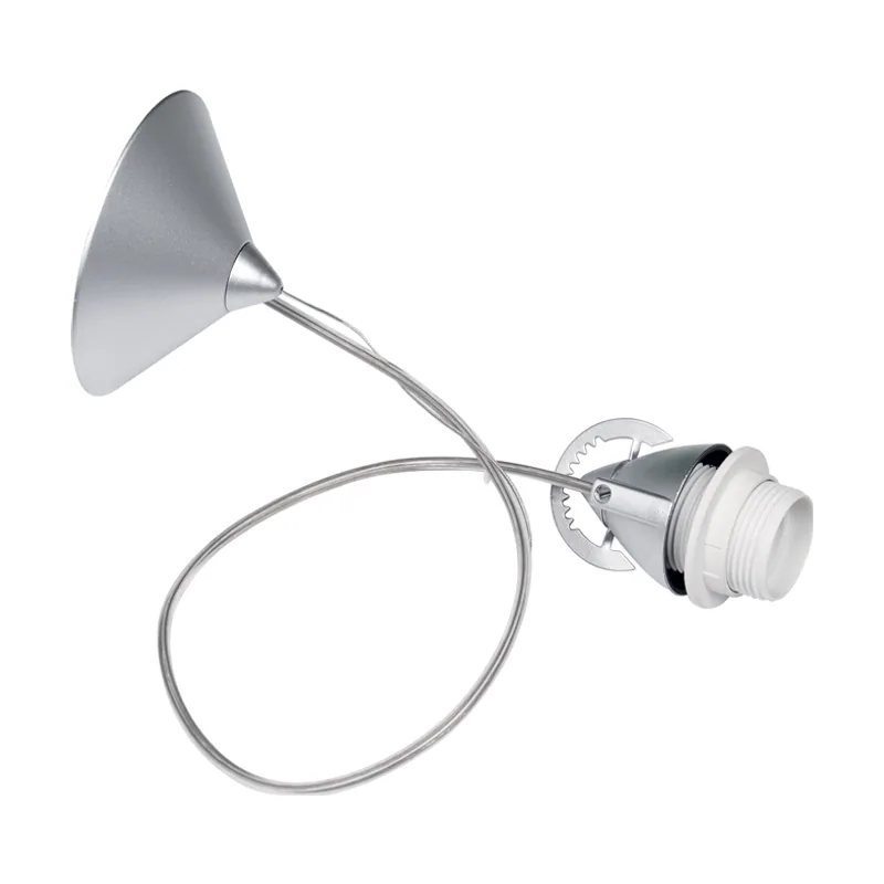 Interlusa Colgante susp con cable de acero 1xe27 al.reg.xd.11,5cm