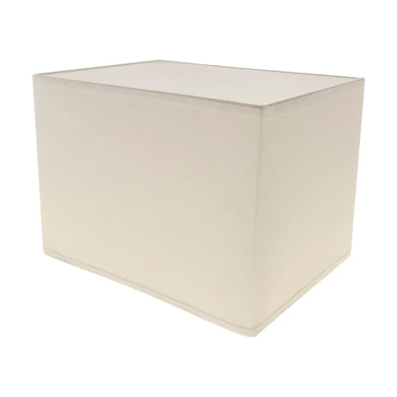 Lumit Pantalla kosovar retangular con encaje e14 l.20xan.14xal.14cm