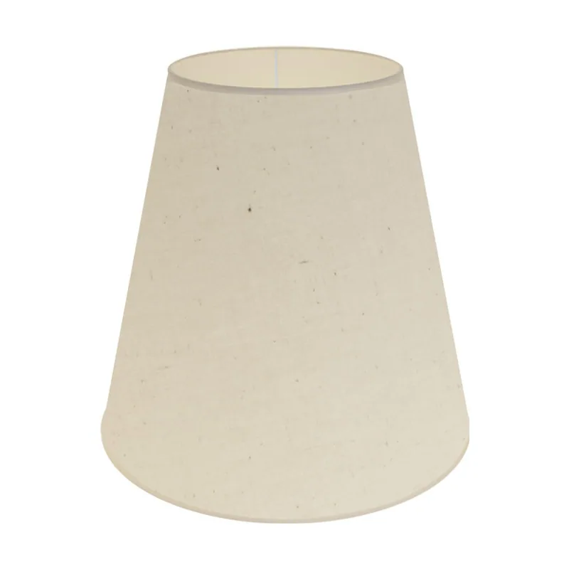 Lumit Pantalla cipriota redondo cónico tela pvc8886 con encaje e27 al.35xd.34,5cm
