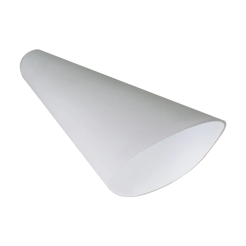 Interlusa Cristal opalino blanco l.39xanc.15xalt.11cm para aplique