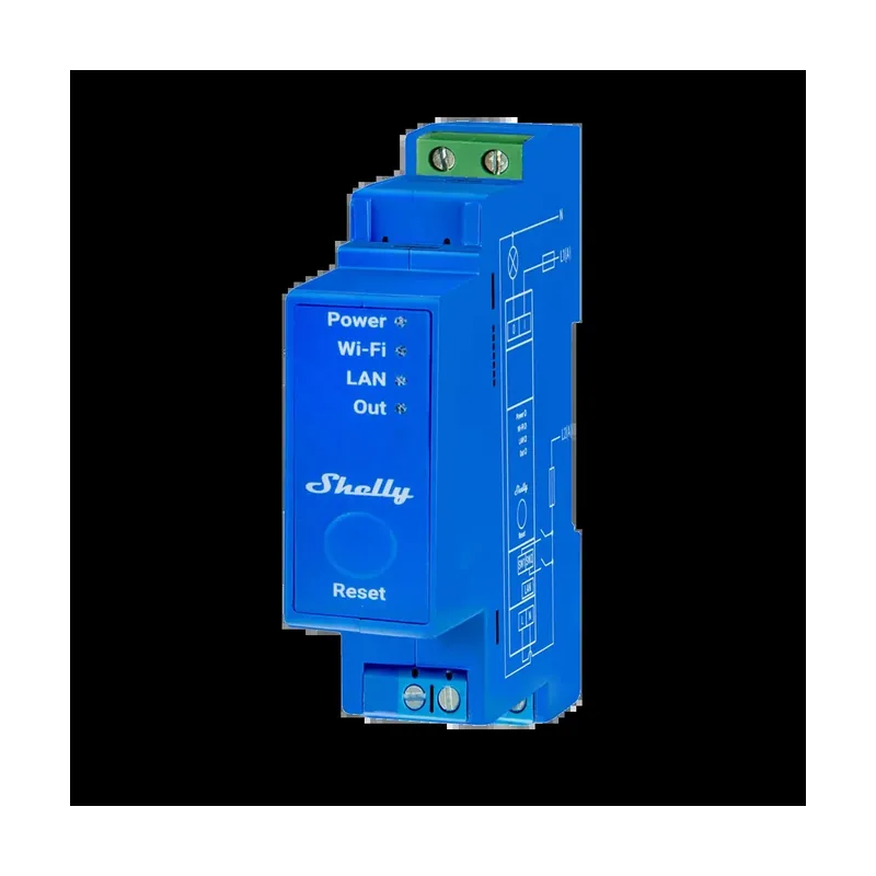 Shelly Interruptor Inteligente Carril Din Pro-1 Sh-pro-1