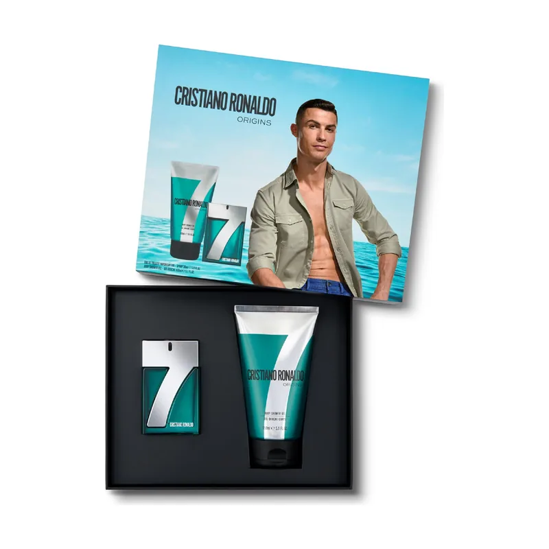Cristiano ronaldo cr7 origins gift set edt spray + shower gel