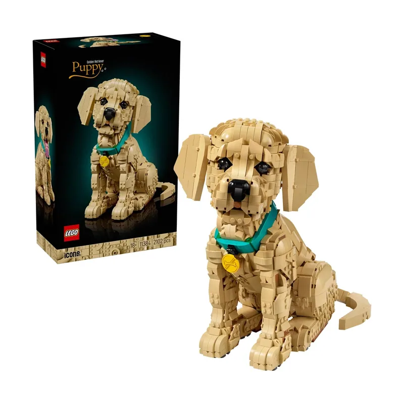 Lego Icons Cachorro de Golden Retriever 11384