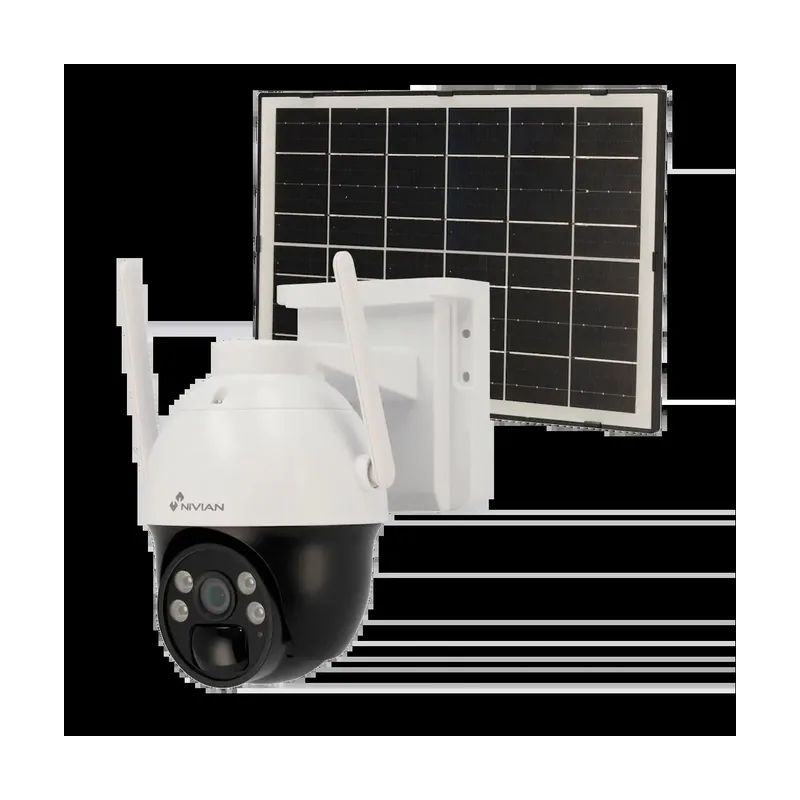Nivian Camara Ip Solar 2,8mm 2k 4g Lte