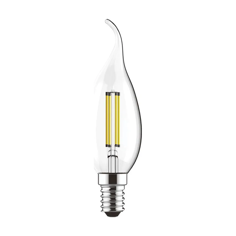 Luxram Bombilla e14 fino vela pico value classic