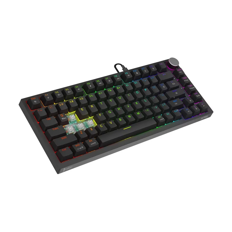 Savio ASTRAL BLACK JADE teclado Juego USB QWERTY Internacional de EE.UU.
