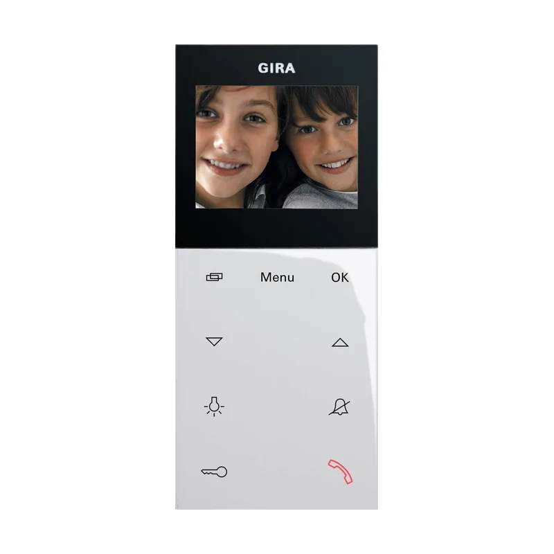 Gira 123903 wohnungsstation video ap plus system 55 reinweiß