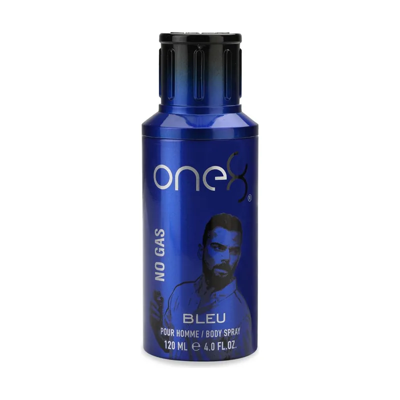 One 8, bleu no gas, scented spray, for men, 120 ml