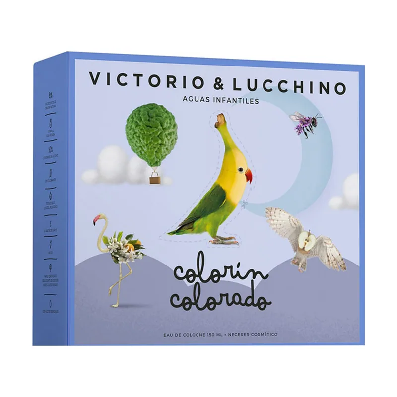 Victorio & Lucchino aguas infantiles colorin colorado estuche 2 pz