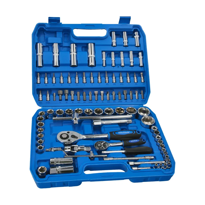 Wolfpack linea profesional Juego Llaves Vaso y Puntas CRV 94 piezas 1/2"