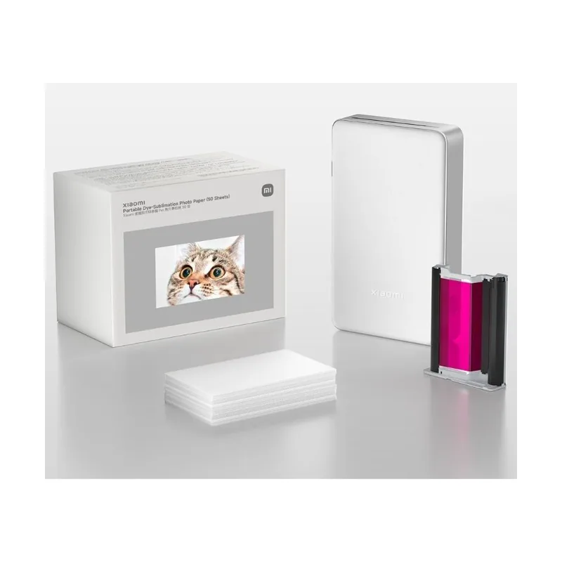 Xiaomi Papel fotográfico para sublimación portable dye-sublimation photo paper 5 x