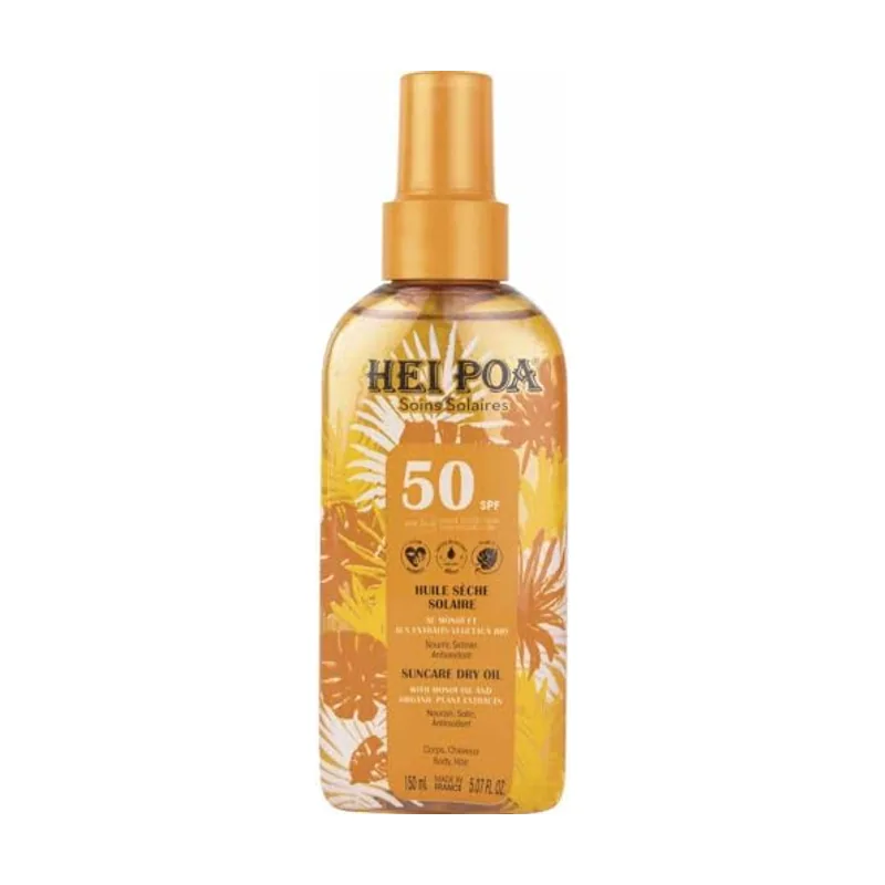 Hei poa Monoi aceite protector solar LSF50 150 ml.