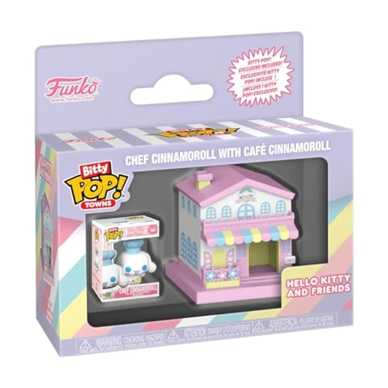 Funko bitty pop! town chef cinnamoroll and café cinnamoroll