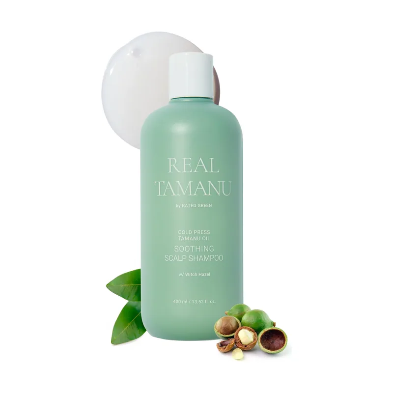 Rated green Real Tamanu Cold Press Tamanu OIL Soothing Scalp Shampoo 400 ml