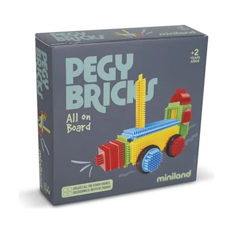 Miniland Pegy Bricks All On Board