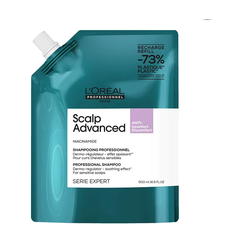 L'Oréal Professionnel Paris SCALP ADVANCED champú cuero cabelludo sensible recarga 500 ml