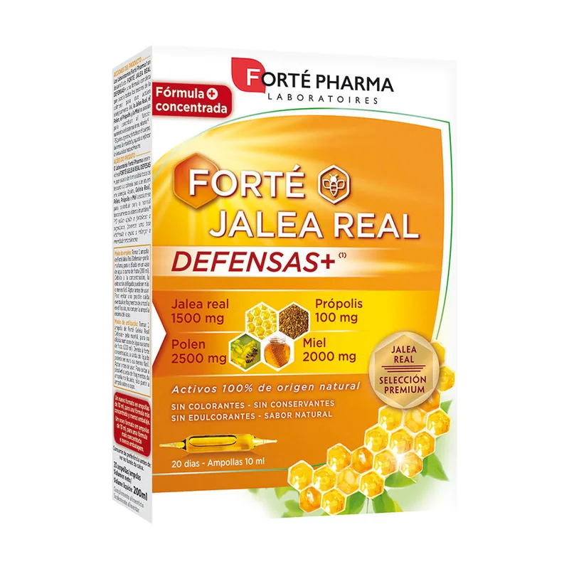 Forte Pharma FORTÉ JALEA REAL defensas+ ampollas 20 u