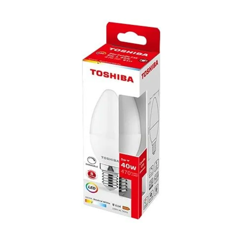 Toshiba Bombilla led c35 e14