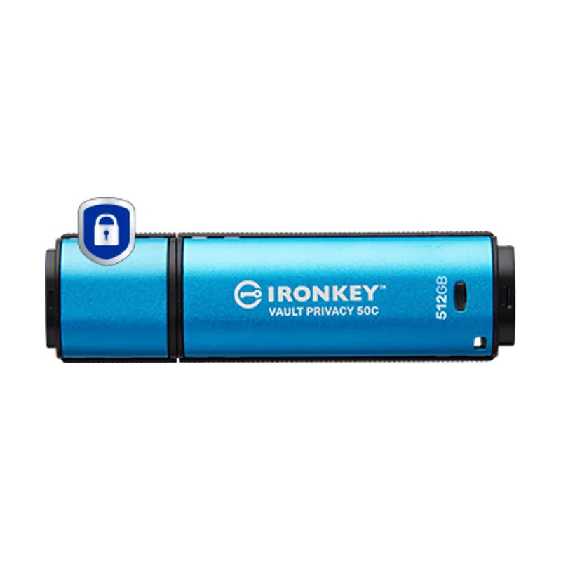 Kingston Technology IronKey 512GB USB-C Vault Privacy 50C cifrado AES-256