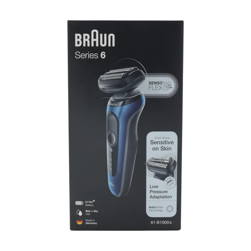 Braun Series 6 61-B1000s Máquina de afeitar de láminas