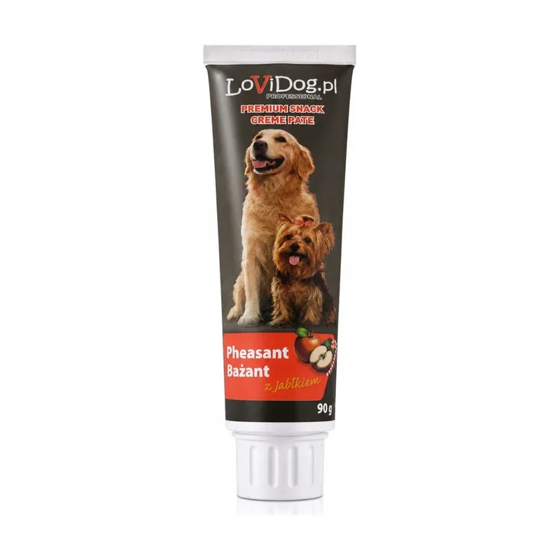 Lovidog bażant z jabłkiem pasta smakowa dla psa 90g
