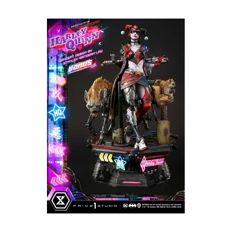 Prime 1 studio Batman estatua ultimate premium masterline series cyberpunk harley quinn deluxe bonus 60 cm