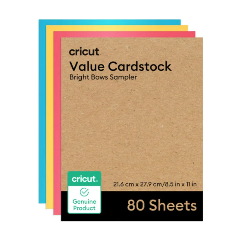 Cricut Value Cardstock pegatina para niños