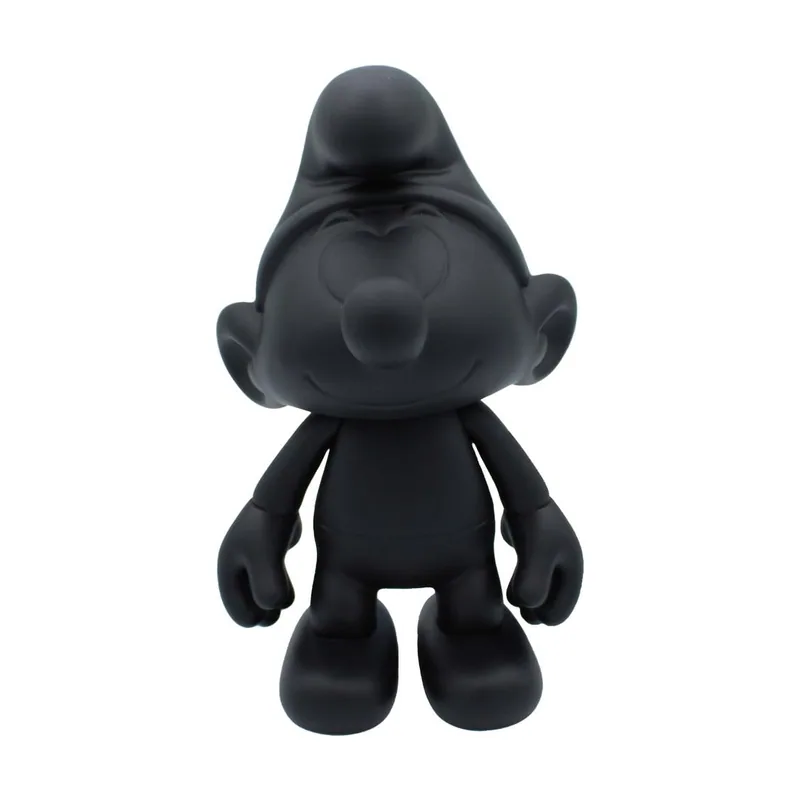 0.08711400:puppy Los pitufos estatua pitufo negro 19 cm