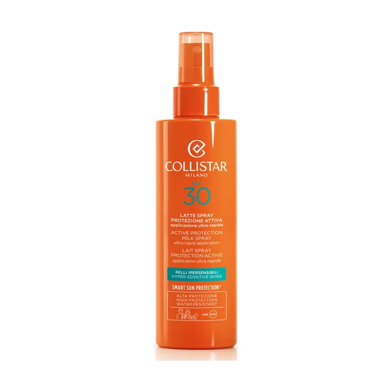 Collistar Active Protection Milk Spray Hyper-Sensitive Skins SPF30 Leche de protección solar Cara 30