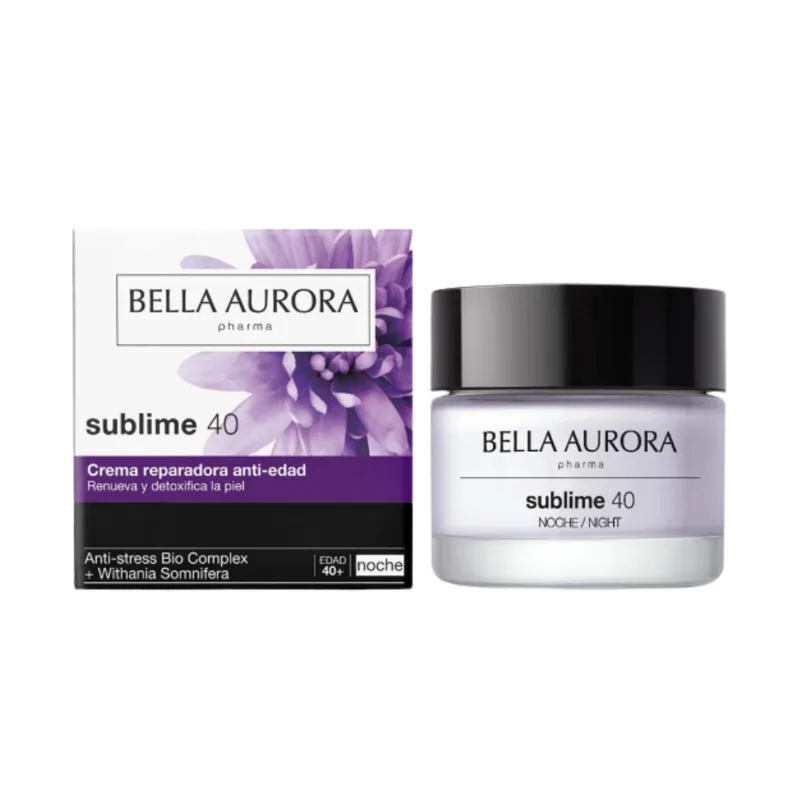 Bella Aurora Sublime 40 Crema Reparadora Anti-edad Noche 50 Ml