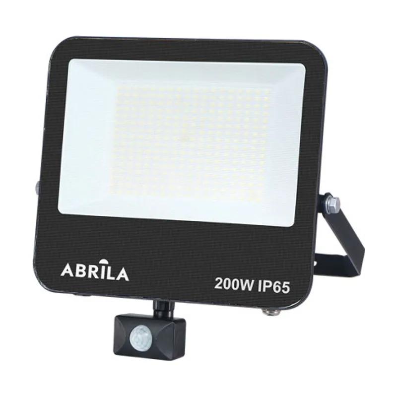 Abrila c/sensor boiro 200w 6500k negro 20000lm