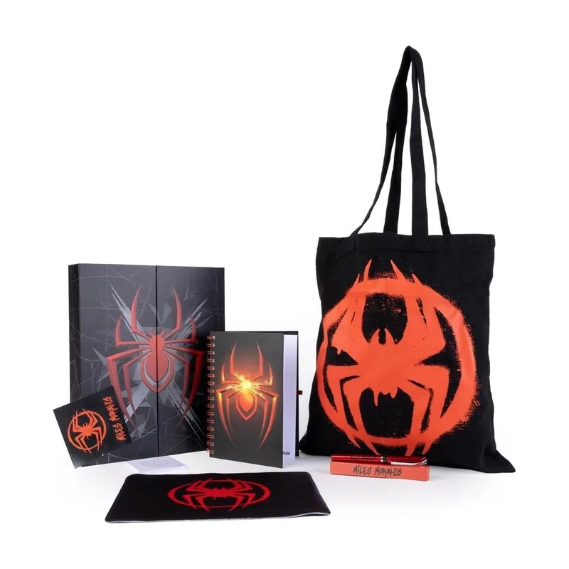 Set Regalo de Escritorio Spider-Man Miles Morales para Niño y Adolescente