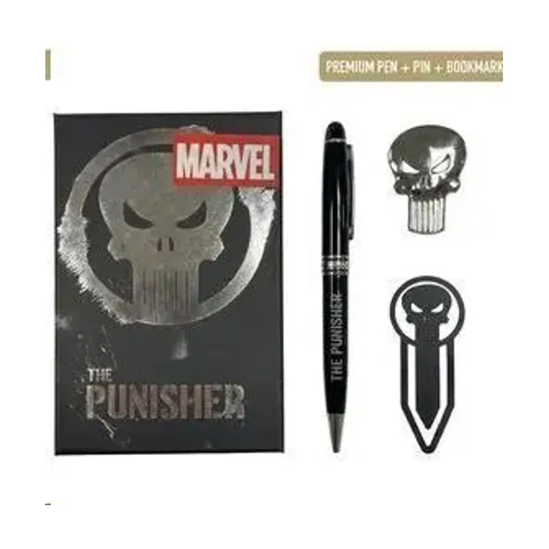 Set de Bolígrafo Premium The Punisher Marvel para Adultos y Jóvenes