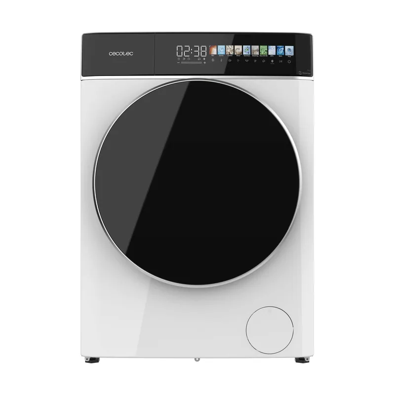 Cecotec Lavadora 9Kg Carga Frontal Bolero DressCode 9900 Inverter FullColor A. Acabado en Blanco,1400 rpm