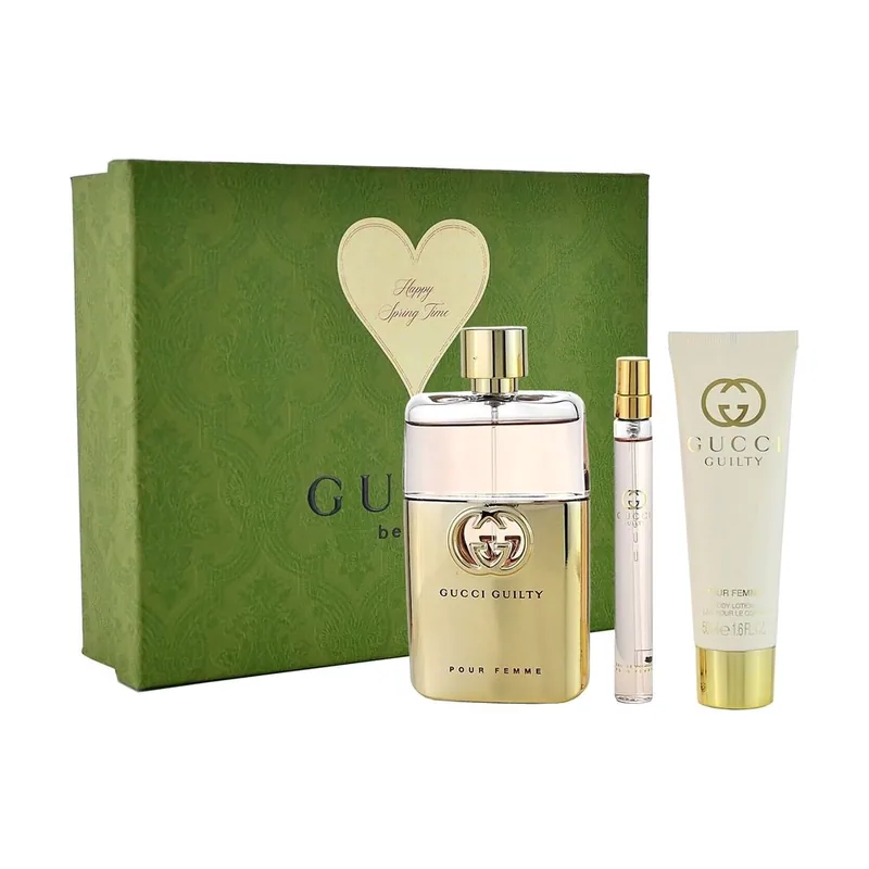 Gucci Guilty Eau De Parfum Set Mini Body