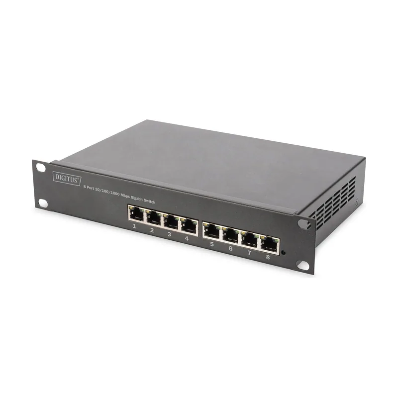 Digitus Conmutador Gigabit Ethernet PoE+ 8 puertos
