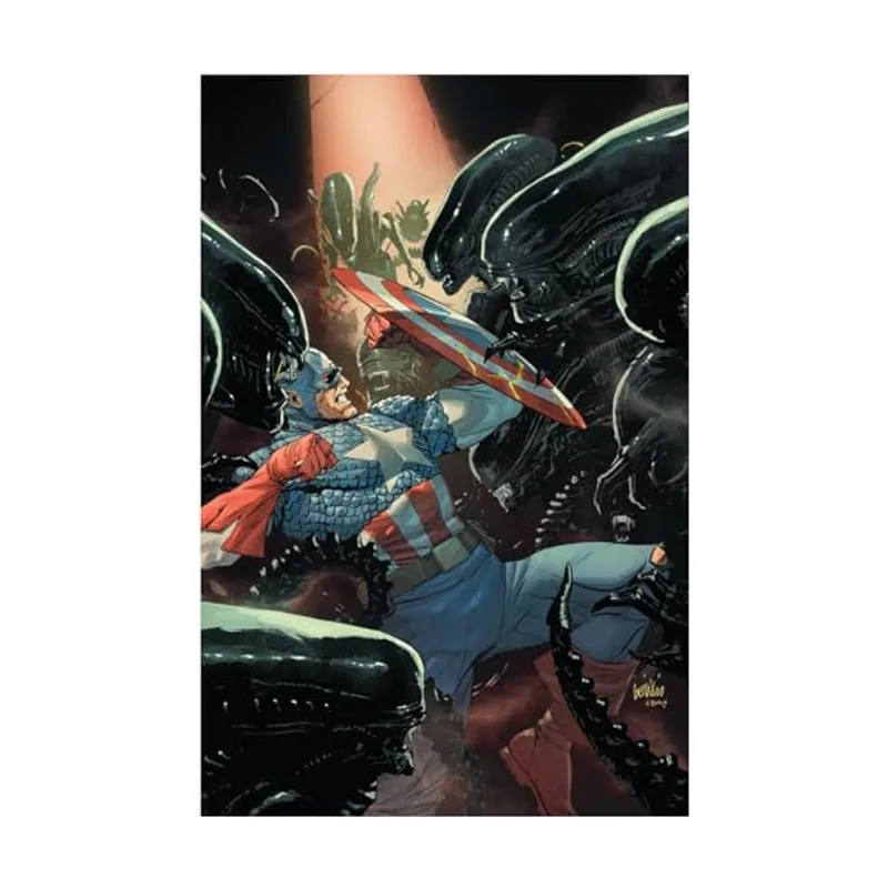 Panini Alien vs. capitan america