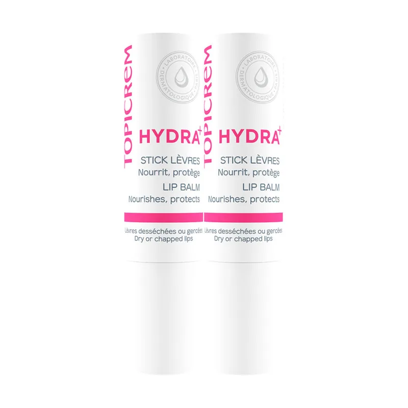 Topicrem HYDRA+ Bálsamo Labial ULTRA-HIDRATANTE Pack 2 x 4 gr