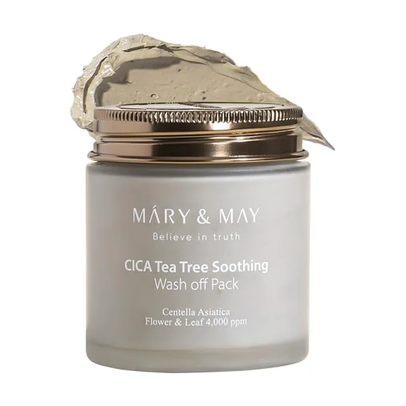 Mary and may Mary&May Mascarilla Vegana Lavable de Cica y Árbol de Té