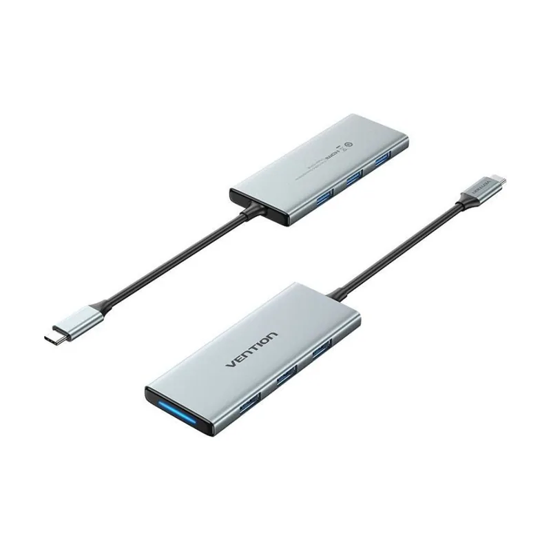 Vention Docking USB Tipo-C TOPHB 1xHDMI 3xUSB 1xLector Tarjetas SD y MicroSD